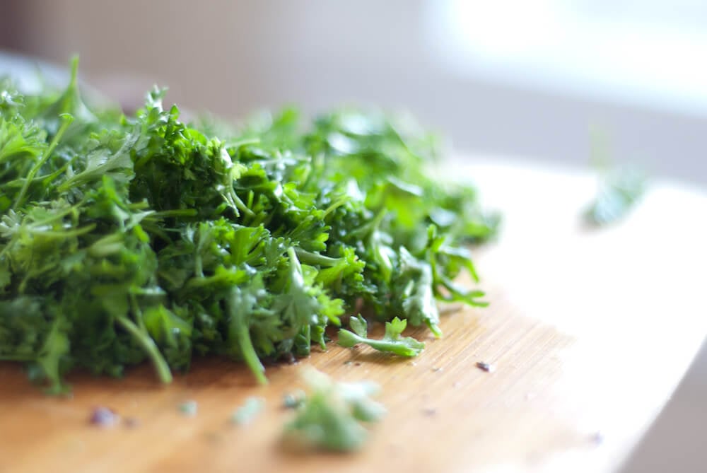 chopped parsley