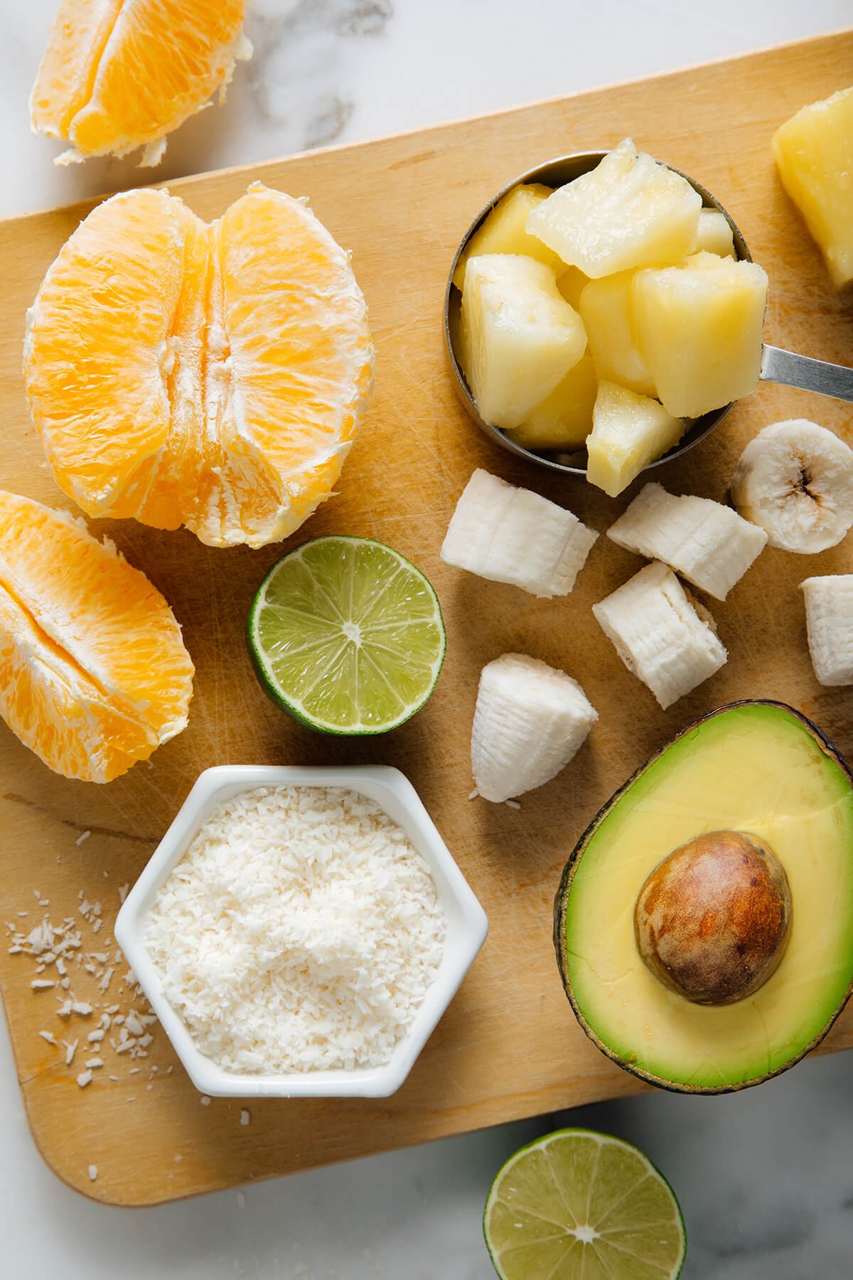 pineapple avocado smoothie ingredients