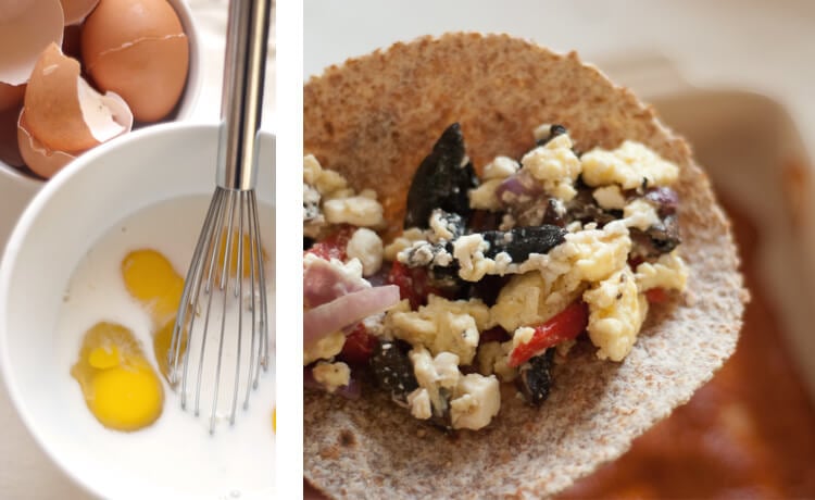 how to make egg enchiladas