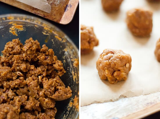 Pumpkin pecan polvorones cookie dough Pumpkin pecan polvorones cookie dough