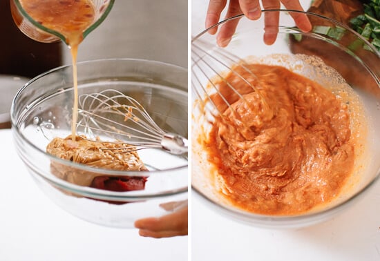 peanut butter and tomato paste