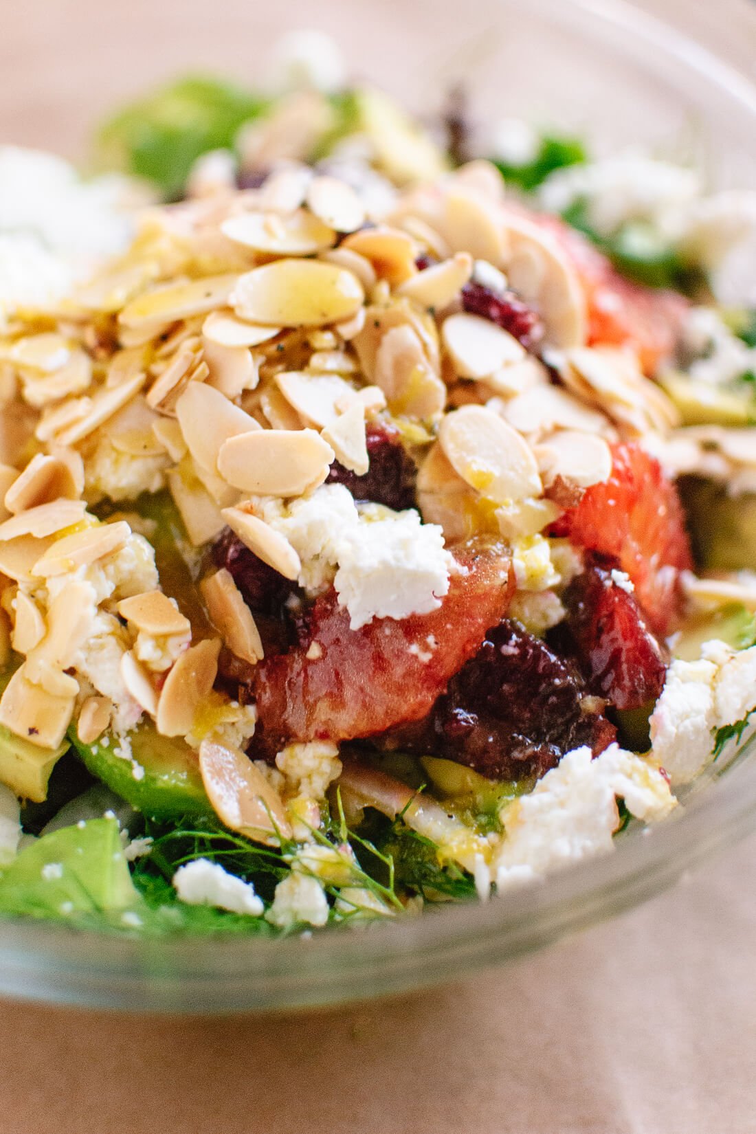 Blood Orange, Fennel and Avocado Salad with Lemon Citronette