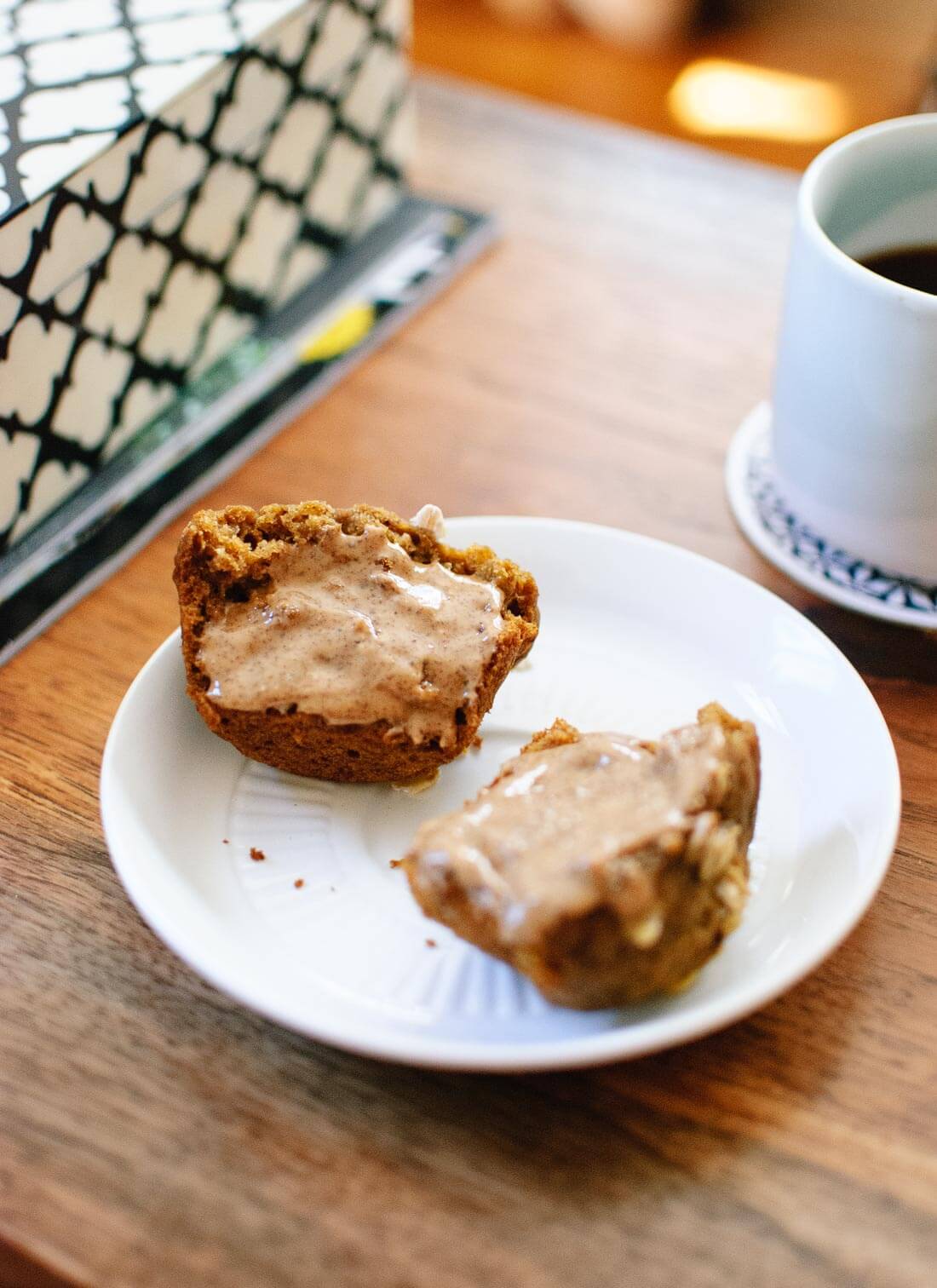 Healthy pumpkin muffins