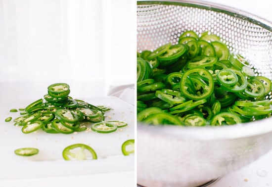 sliced jalapeños