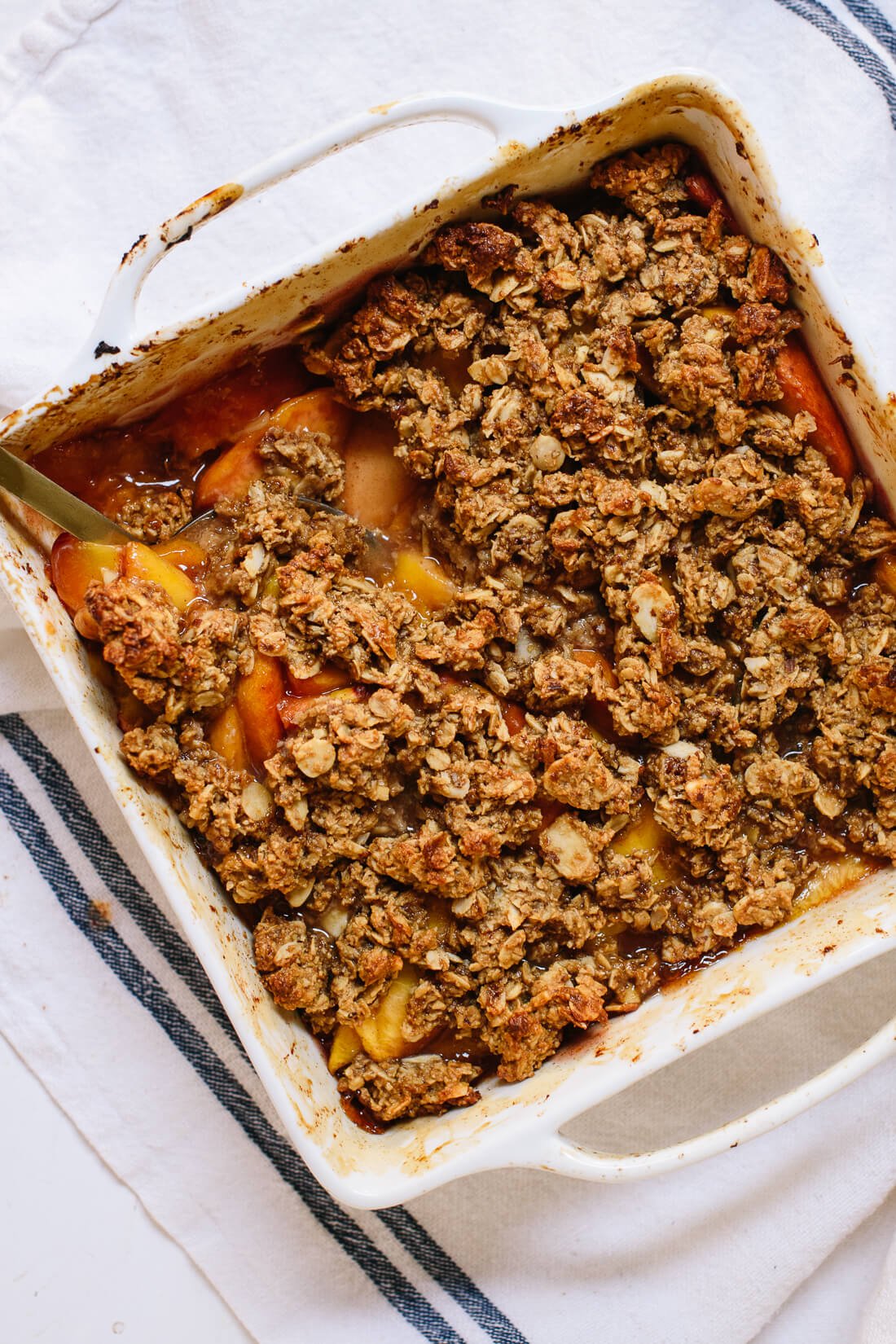 healthy peach crisp recipe