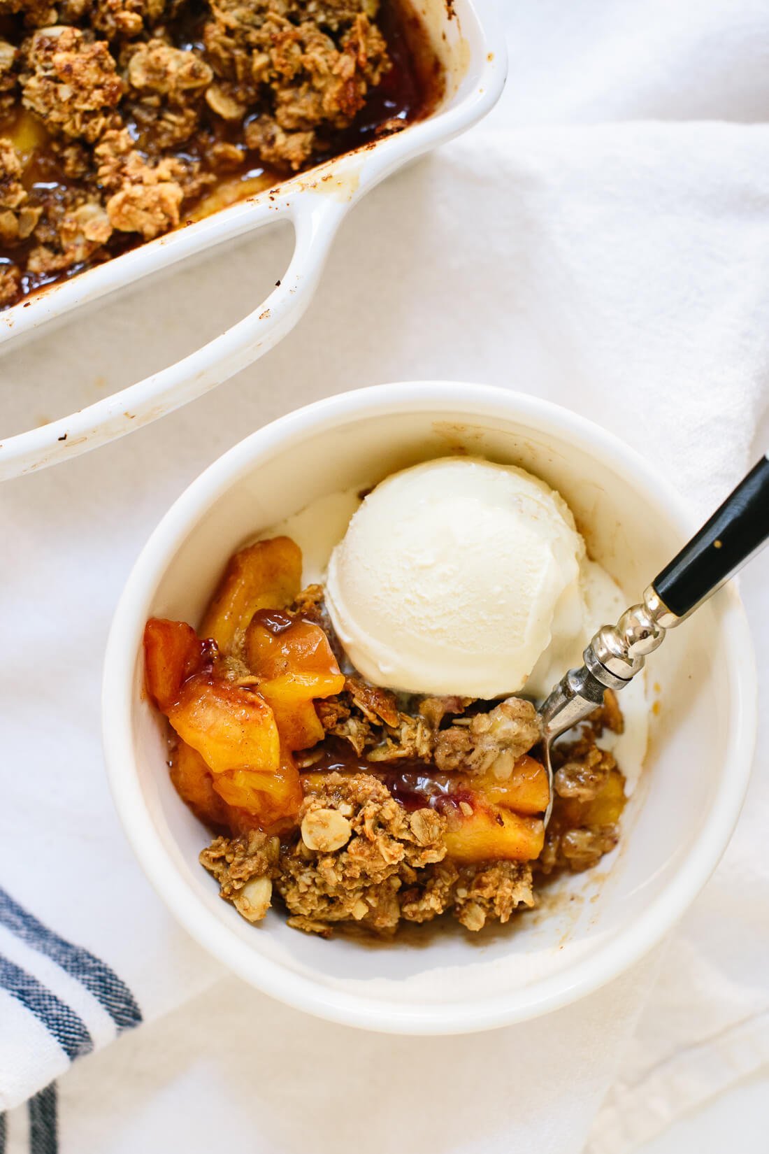 peach crisp recipe