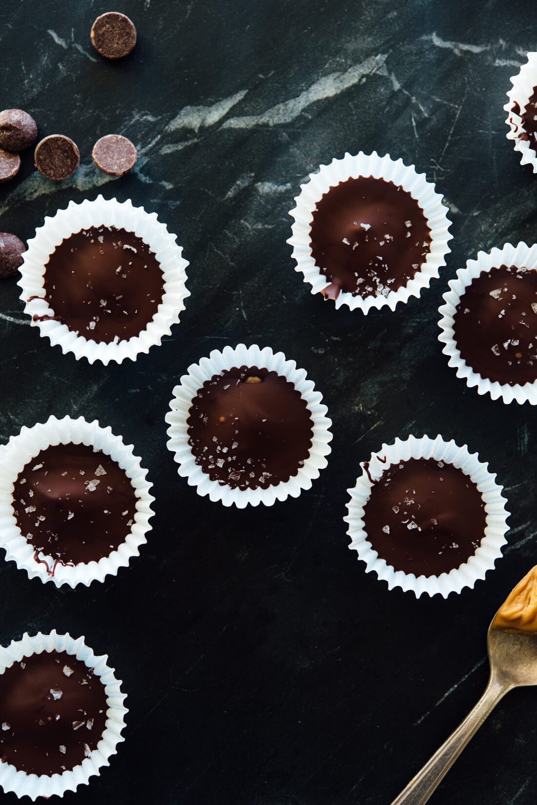 Delicious homemade mini peanut butter cups—this recipe is so easy and only requires 3 ingredients!