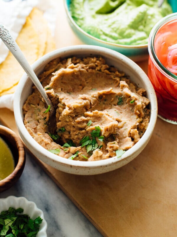 quick refried beans recipe
