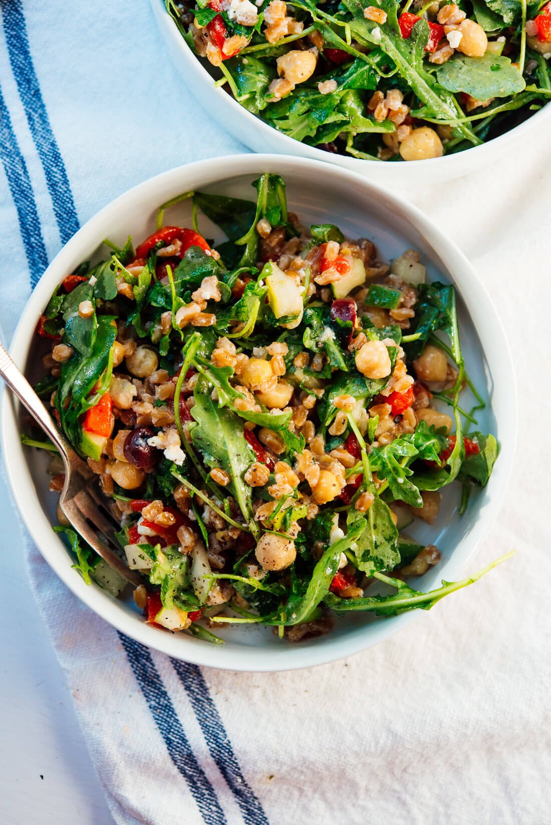 Greek farro salad recipe