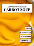 homemade carrot soup recipe