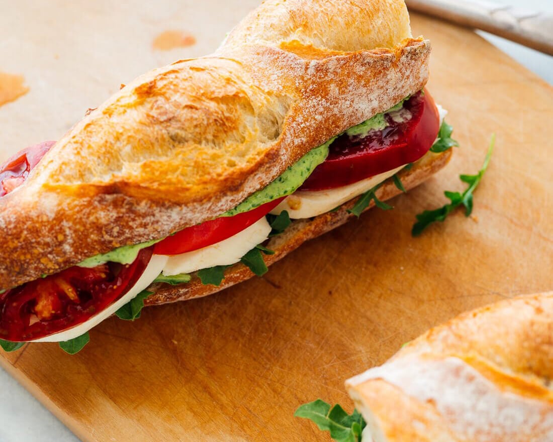 Caprese sandwich