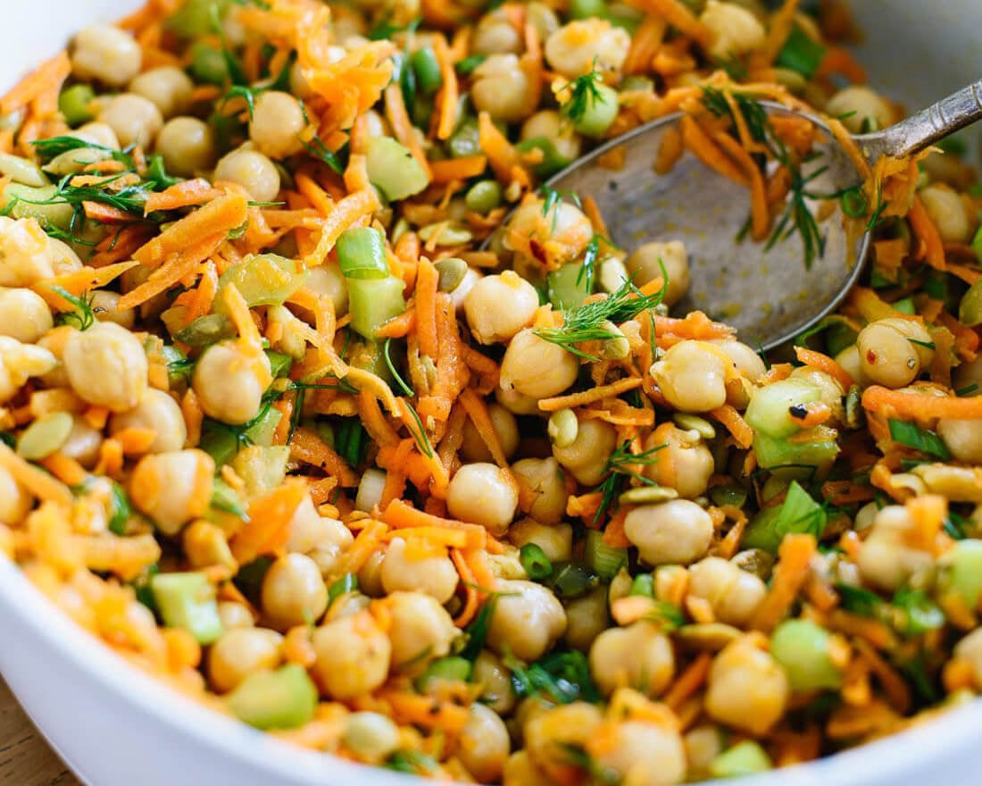 carrot chickpea salad recipe