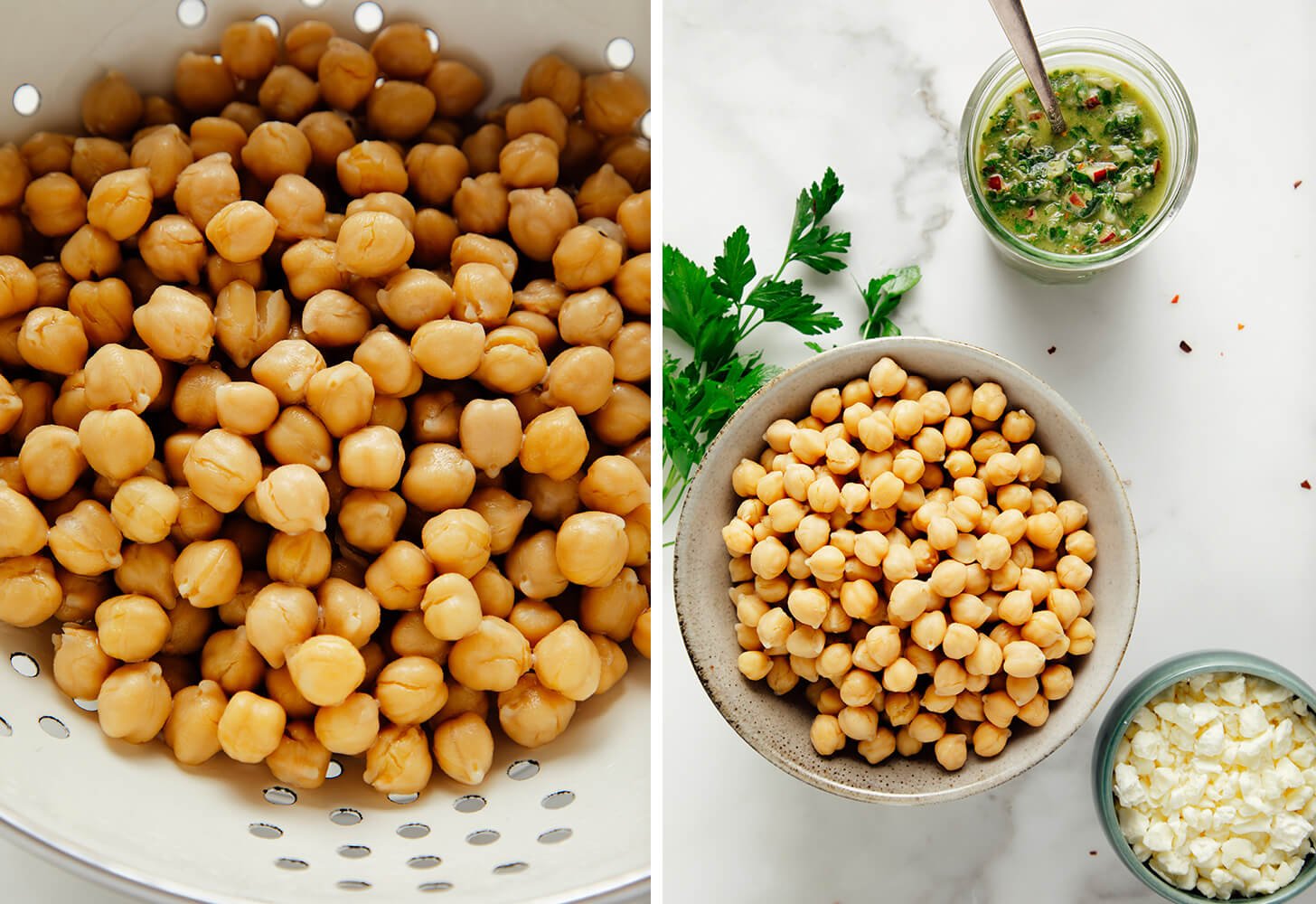 chimichurri chickpeas ingredients