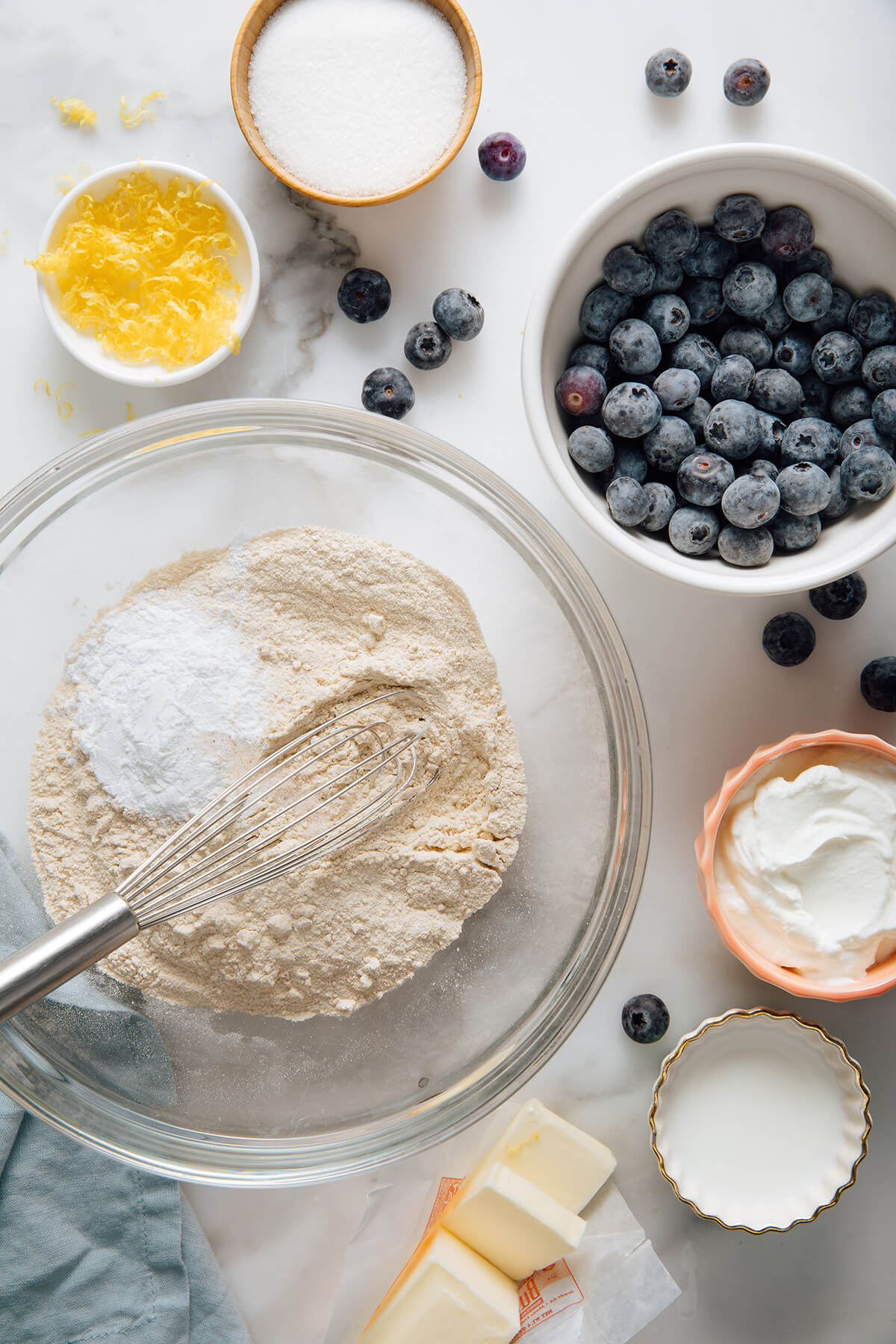 blueberry scone ingredients