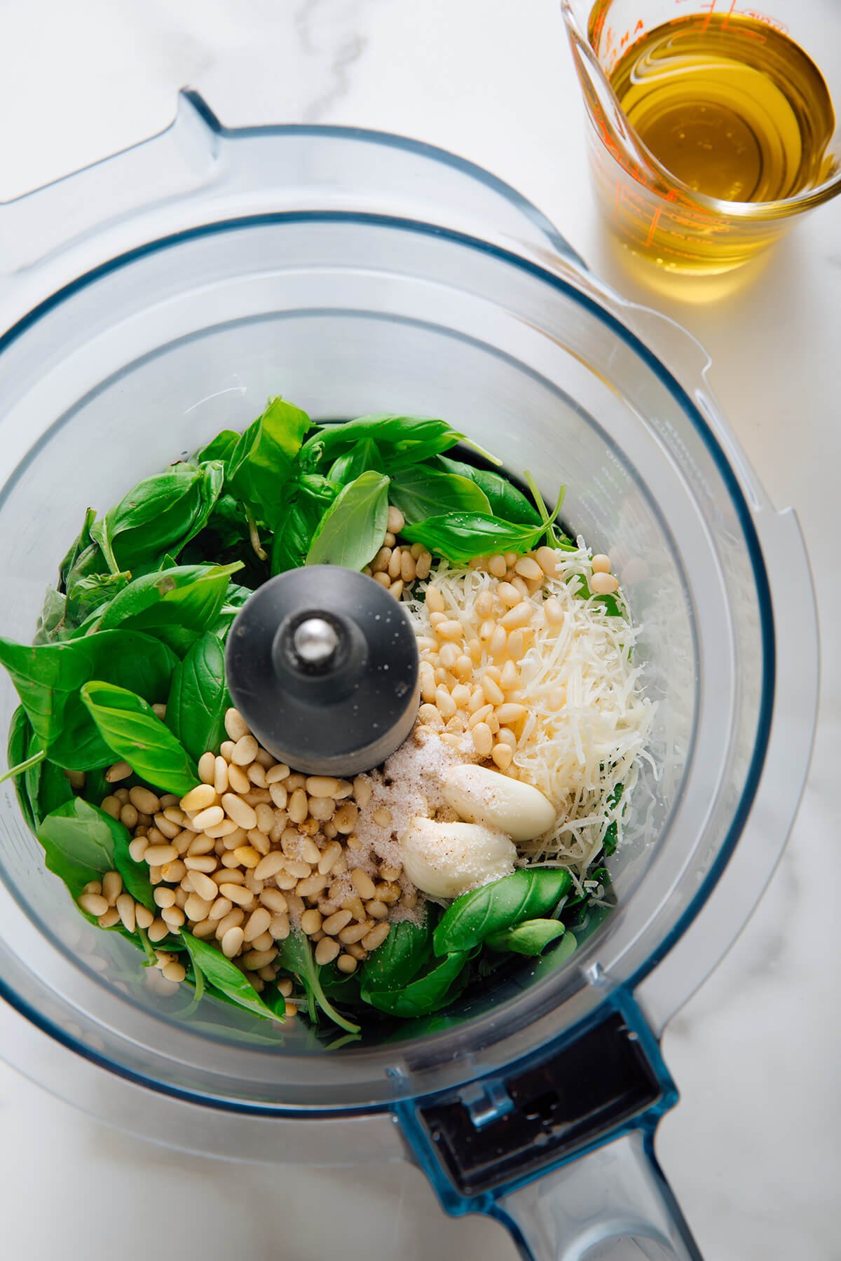 pesto in food processor