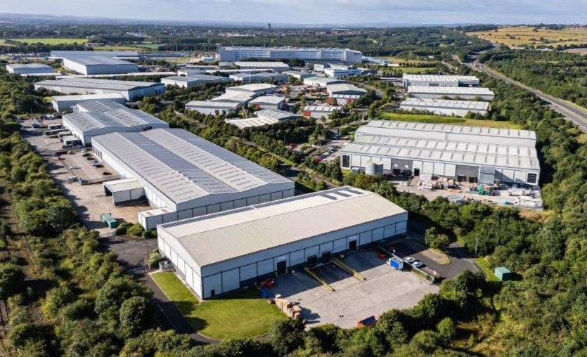 Aerial photograph of Follingsby Park units