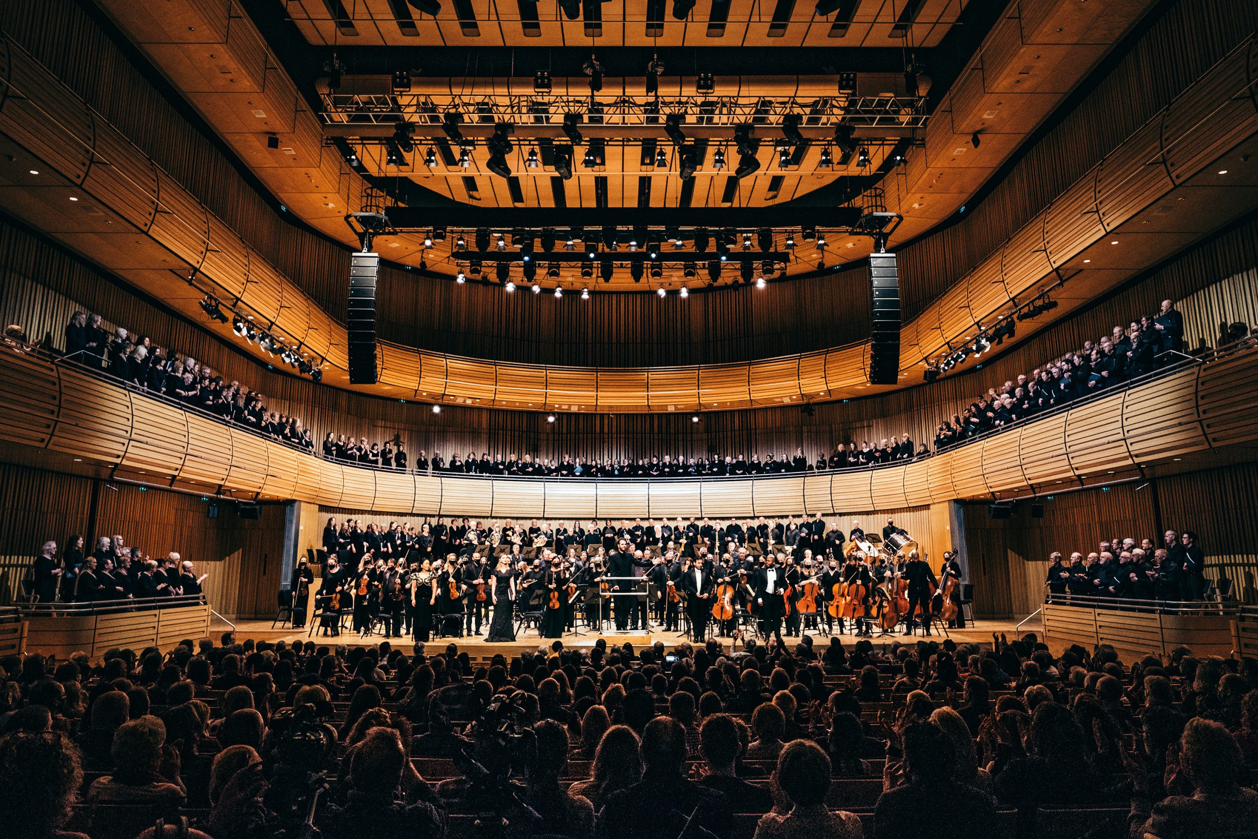 Northern Royal Sinfonia in large concert hall in The Glasshouse