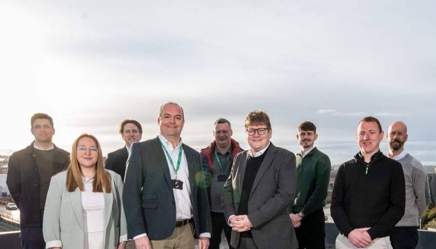 Cllr Alex Hay, Deputy Leader of Newcastle City Council with Ridge & Partners Newcastle team