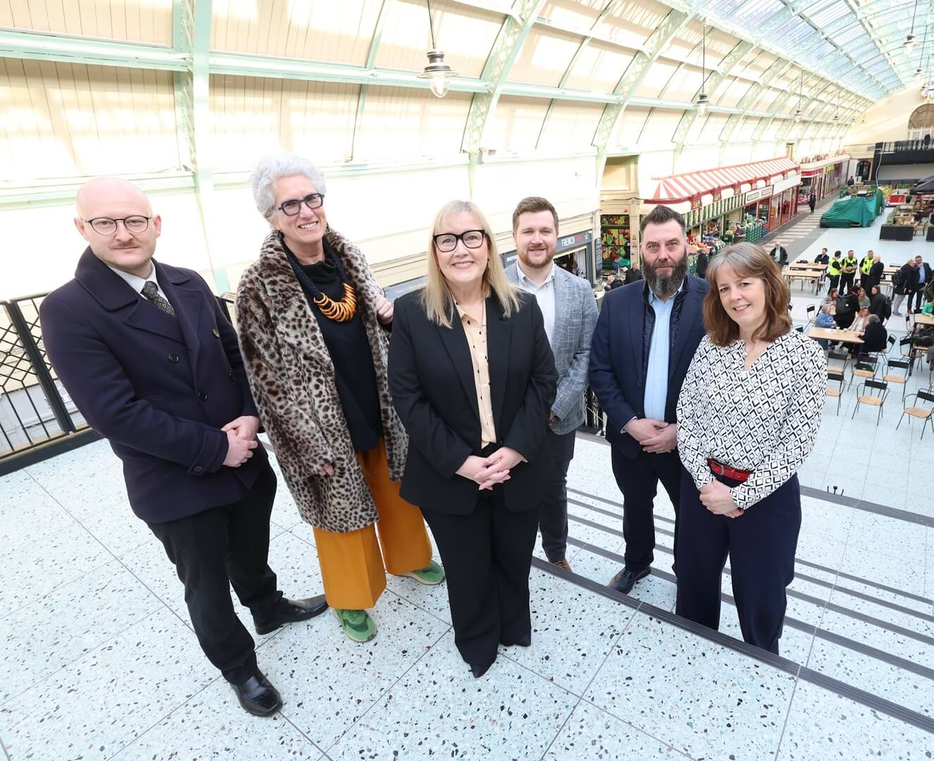 Group of people involved in transformation of Grainger Market